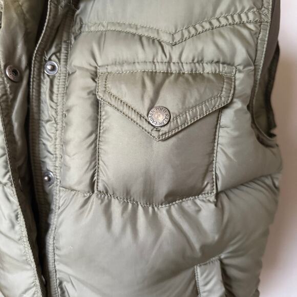 Womens Ralph Lauren Olive Green Down Puffer vest - army - military - size M - Picture 10 of 12